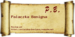 Palaczka Benigna névjegykártya
